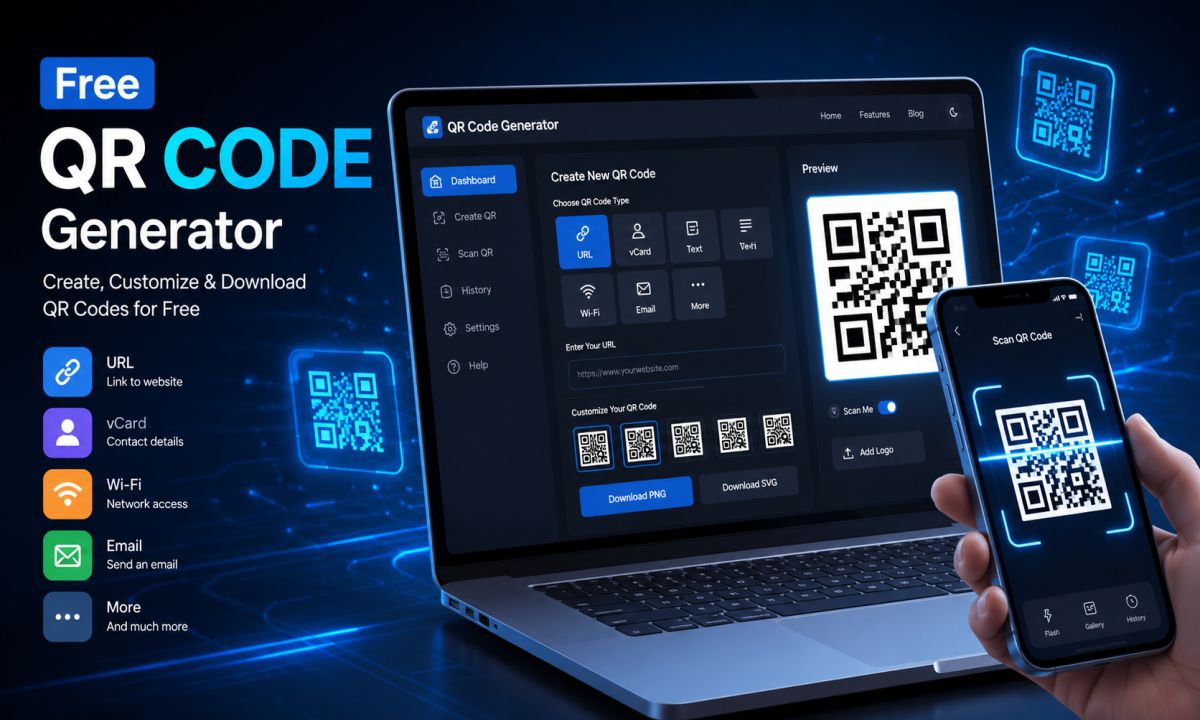 How to Create a QR Code for Free Online in 2026 | Free QR Code Generator